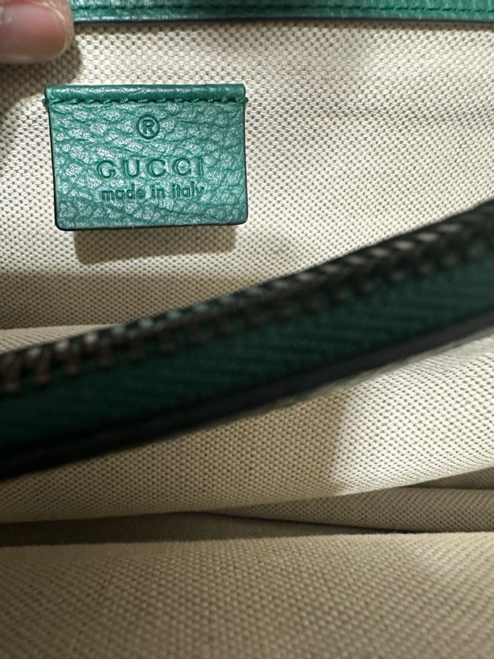 GUCCI ❤️🌟GREEN DIONYSUS W/ EMERALD STONES JEWELED TIGER HEAD FLAP BAG ⭐️ - Picture 14 of 15